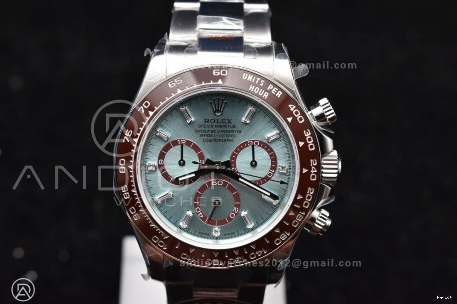 Blue SH4131 Daytona Best 126506 on Ice QF Dial SS 1:1 Crystal YG V5 Edition Marker Braclet 0501